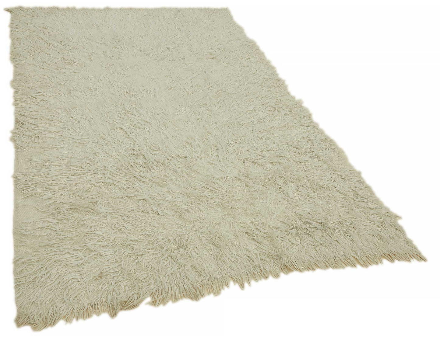 4x7 White Vintage Tulu Rug - 45670