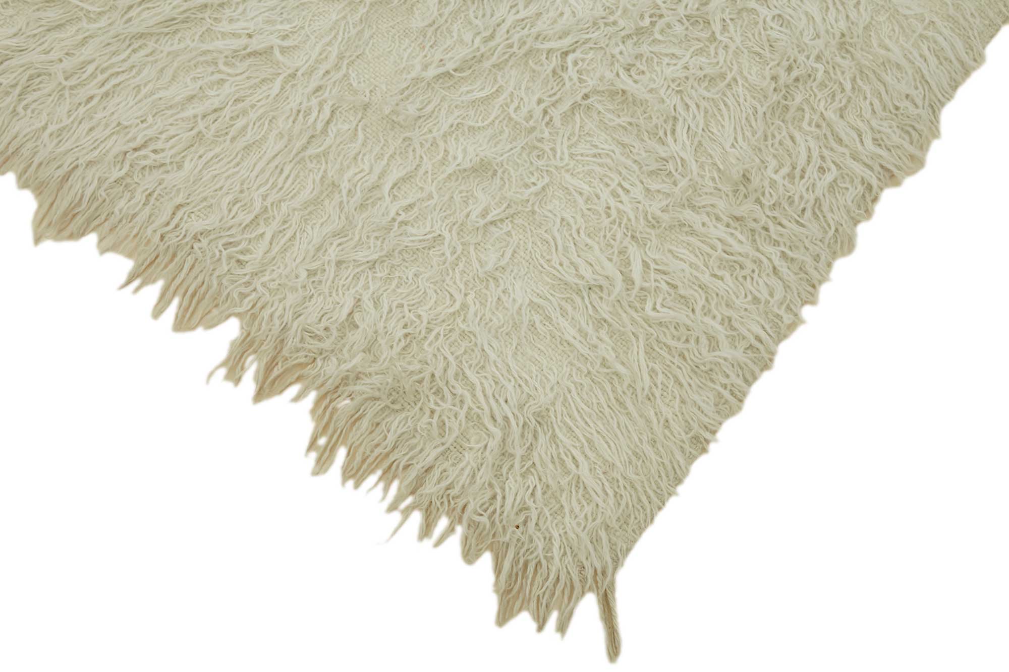 4x7 White Vintage Tulu Rug - 45670