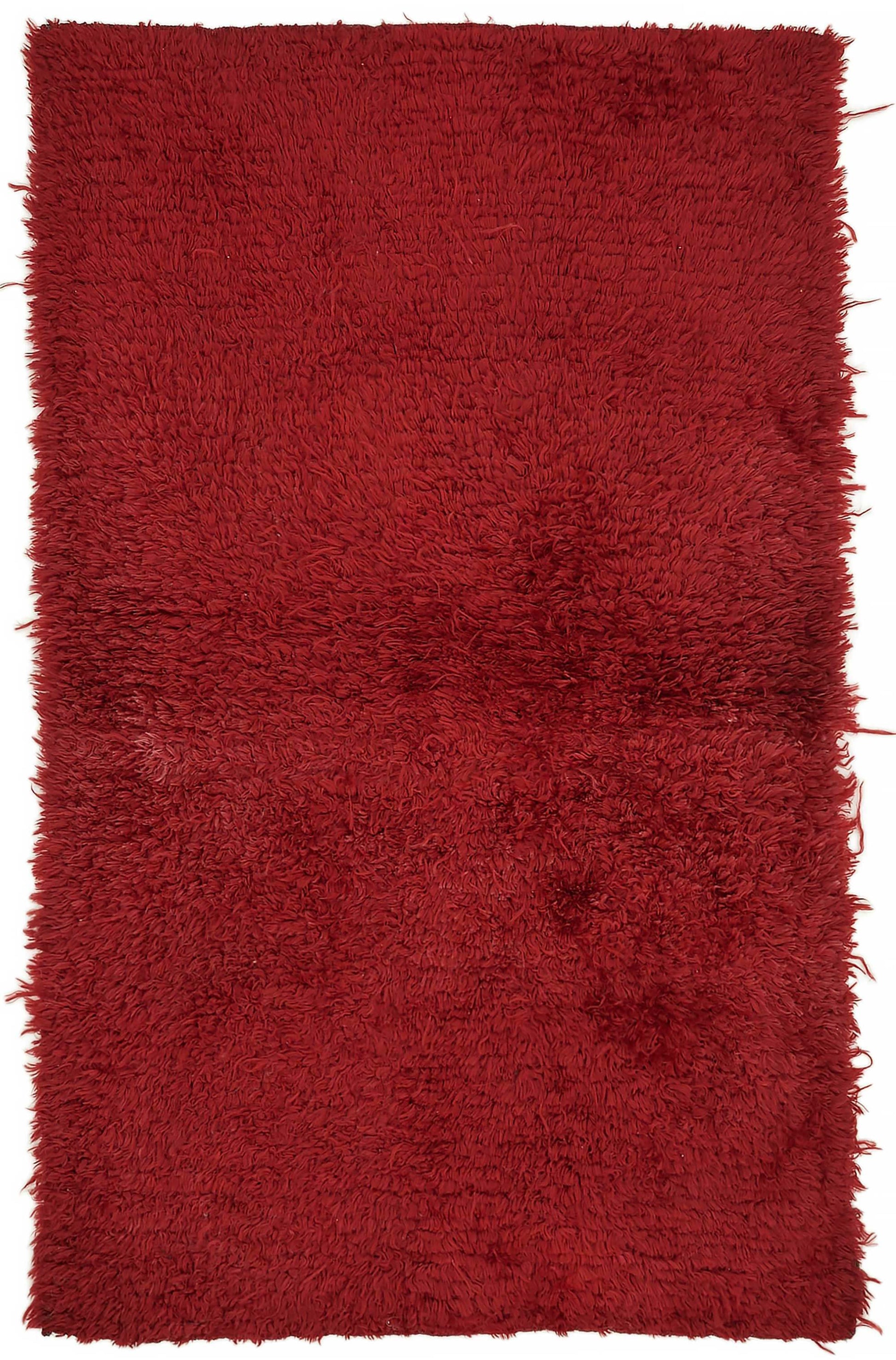 4x7 Red Vintage Tulu Rug - 45673