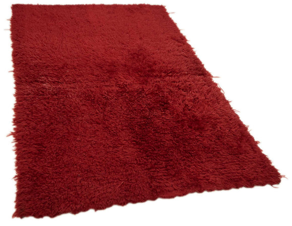4x7 Red Vintage Tulu Rug - 45673