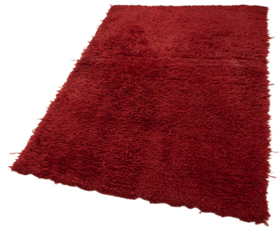 4x7 Red Vintage Tulu Rug - 45673