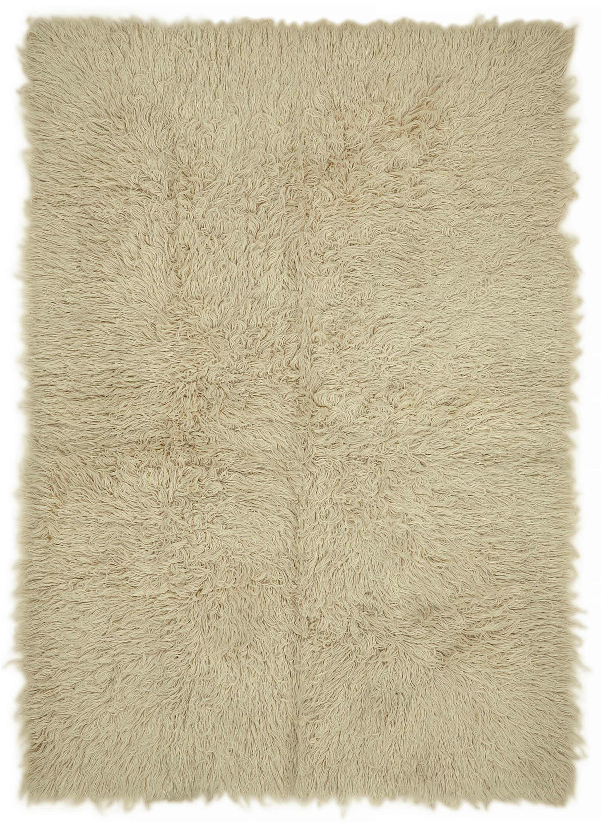 5x7 White Vintage Tulu Rug - 45677