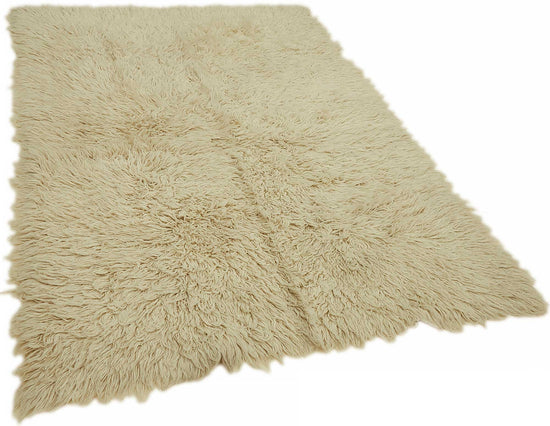 5x7 White Vintage Tulu Rug - 45677