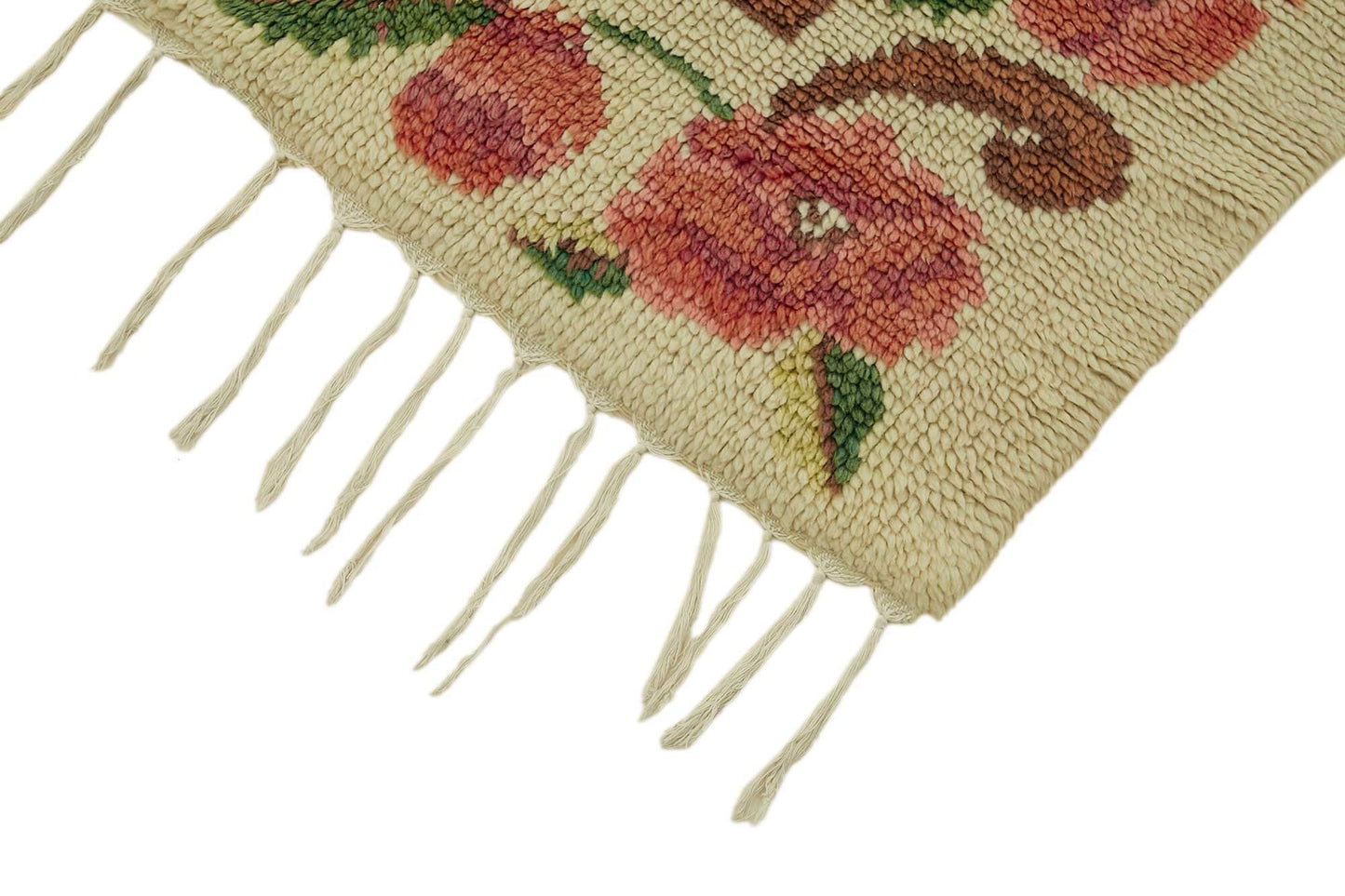 6x7 Beige Vintage Tulu Rug - 45680