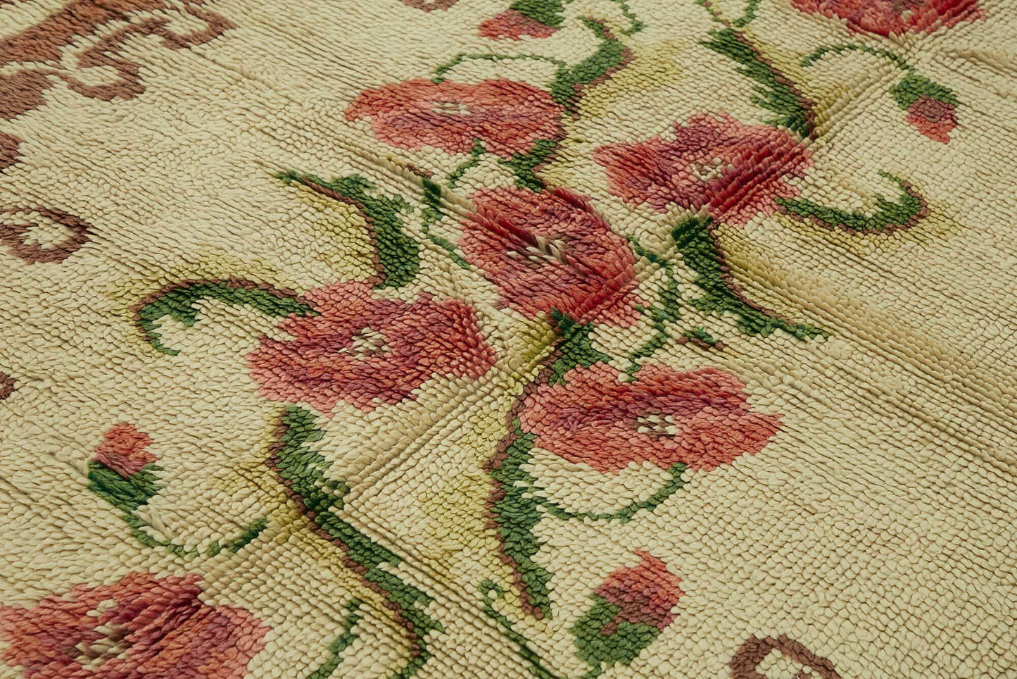 6x7 Beige Vintage Tulu Rug - 45680