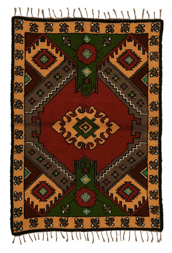 5x7 Multicolor Vintage Tulu Rug - 45685
