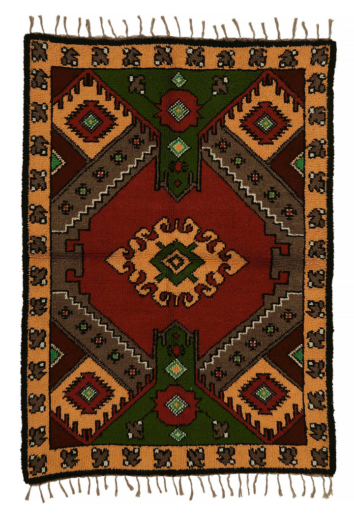 5x7 Multicolor Vintage Tulu Rug - 45685
