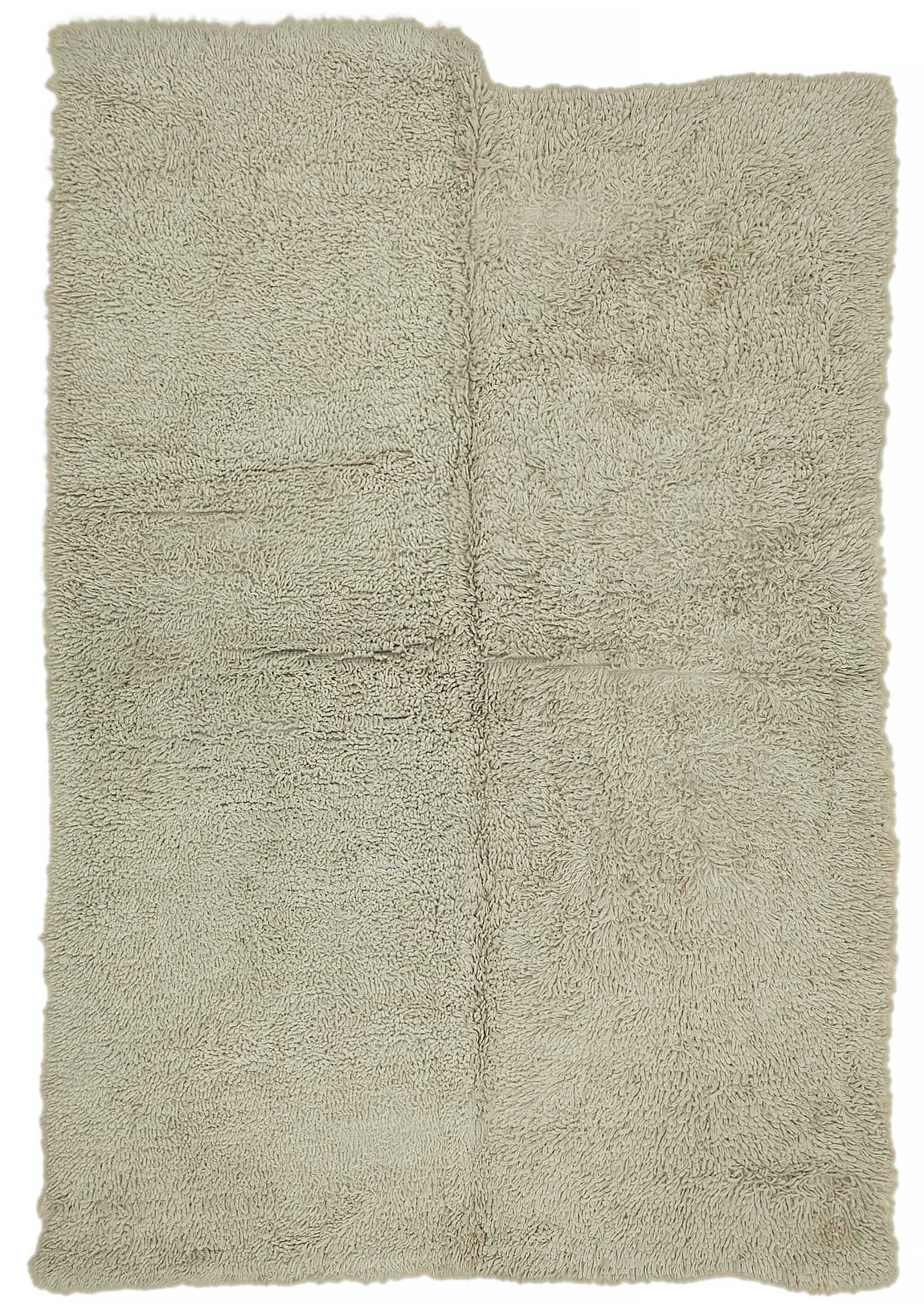 5x8 White Vintage Tulu Rug - 45690