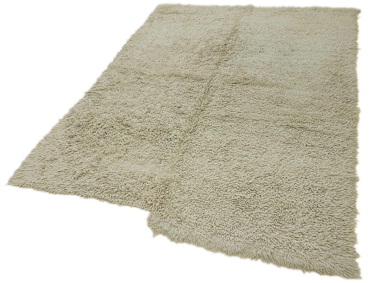 5x8 White Vintage Tulu Rug - 45690
