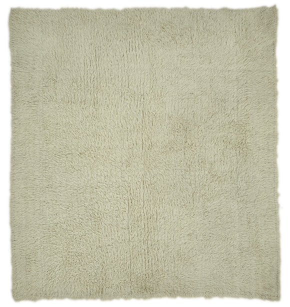 6x7 White Vintage Tulu Rug - 45693