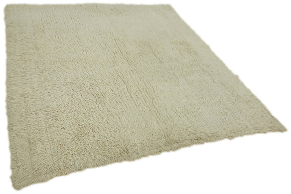 6x7 White Vintage Tulu Rug - 45693