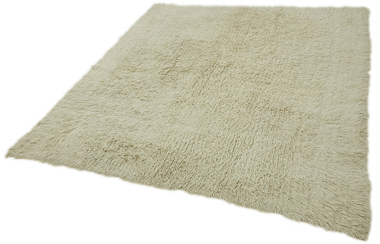 6x7 White Vintage Tulu Rug - 45693
