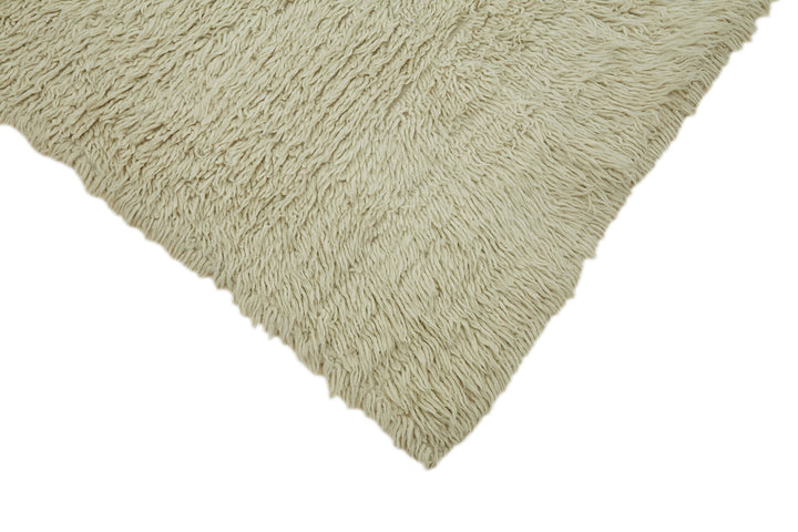 6x7 White Vintage Tulu Rug - 45693