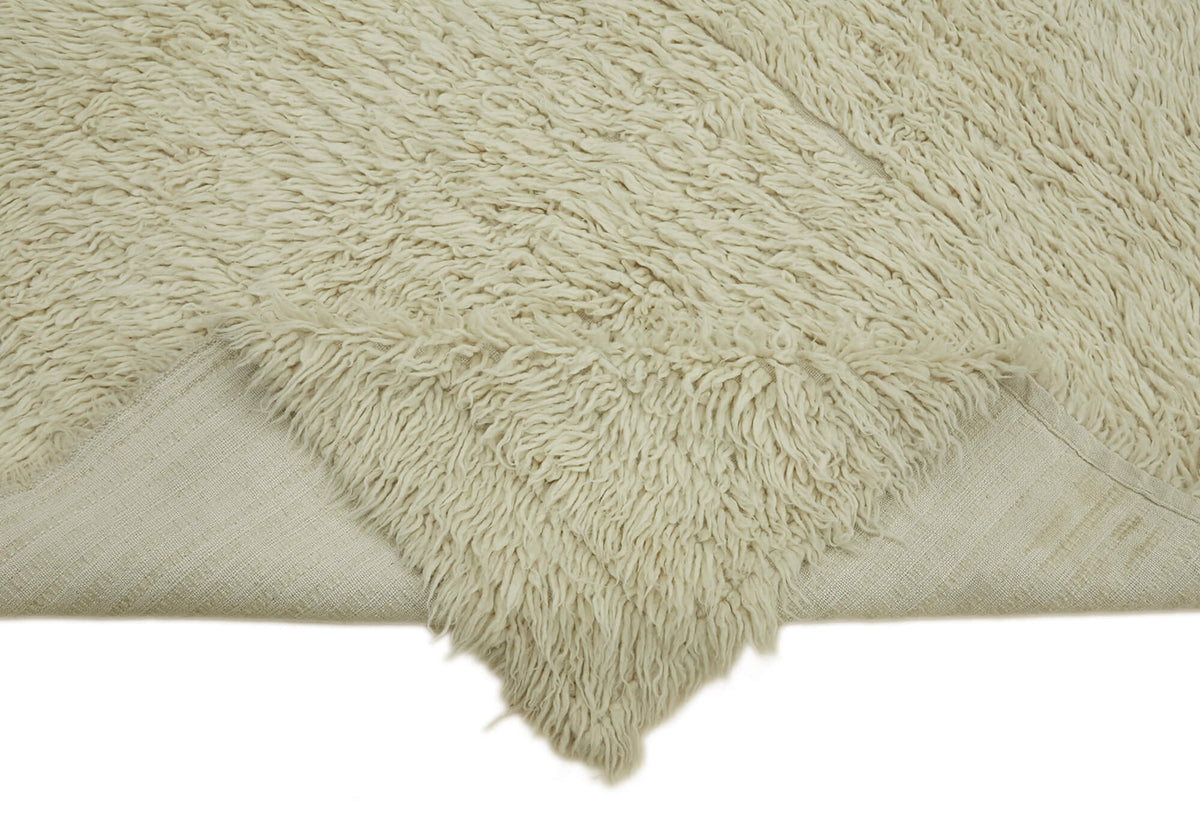 6x7 White Vintage Tulu Rug - 45693