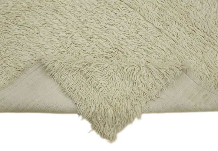 6x7 White Vintage Tulu Rug - 45693