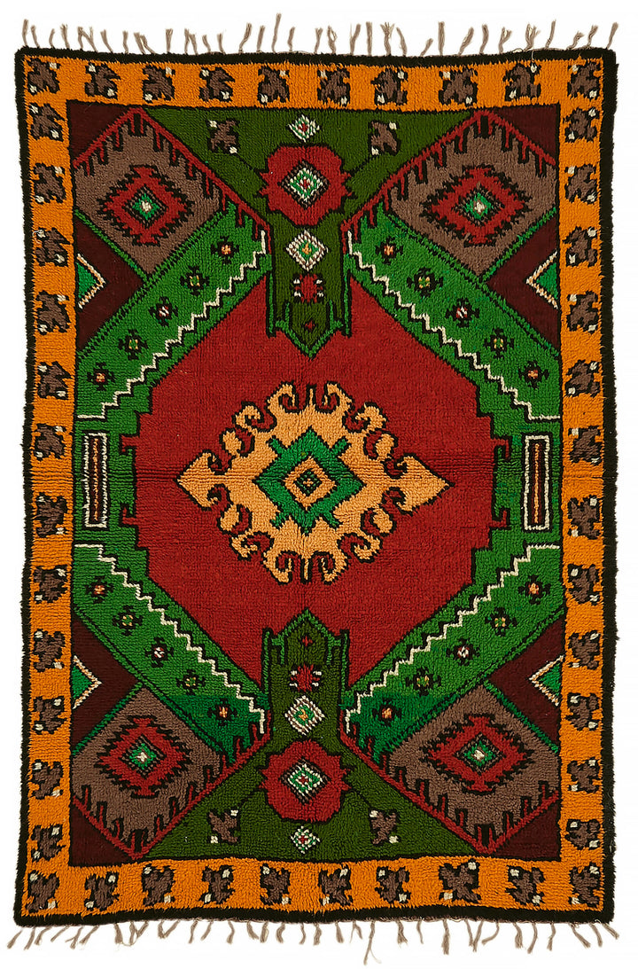 5x7 Multicolor Vintage Tulu Rug - 45694