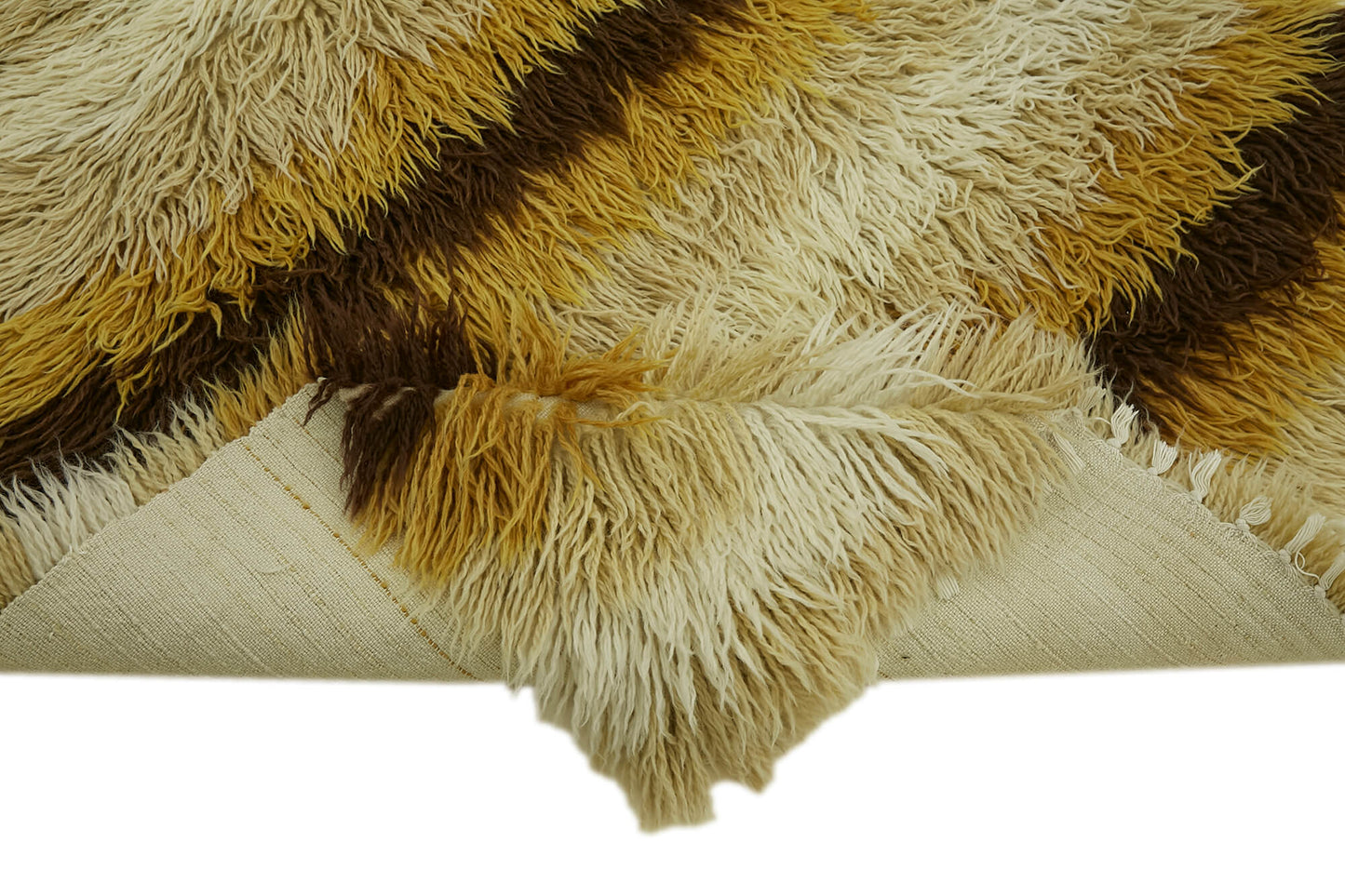 4x7 Beige Vintage Tulu Rug - 45698