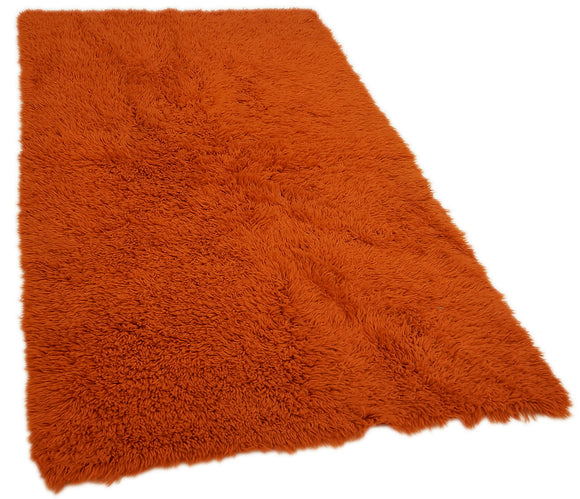 4x7 Orange Vintage Tulu Rug - 45701