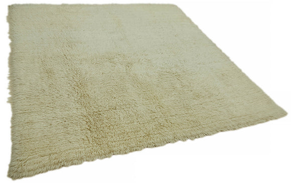 7x7 White Vintage Tulu Rug - 45704