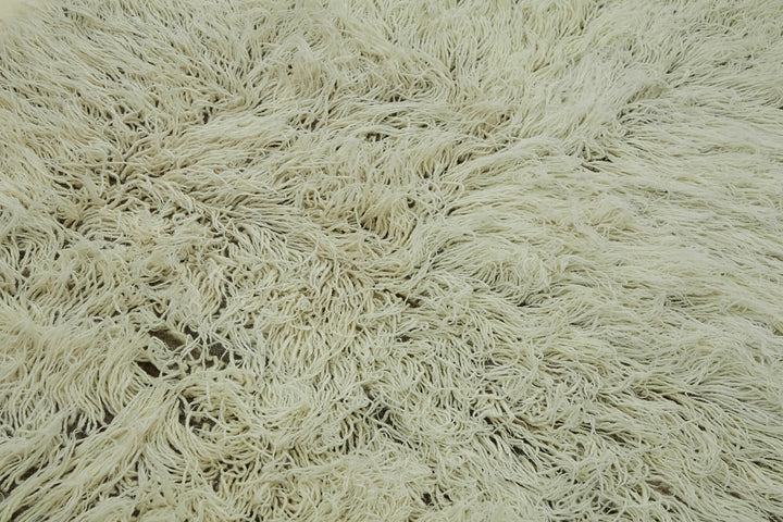 5x8 White Vintage Tulu Rug - 45706