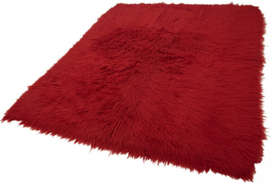 6x8 Red Vintage Tulu Rug - 45707