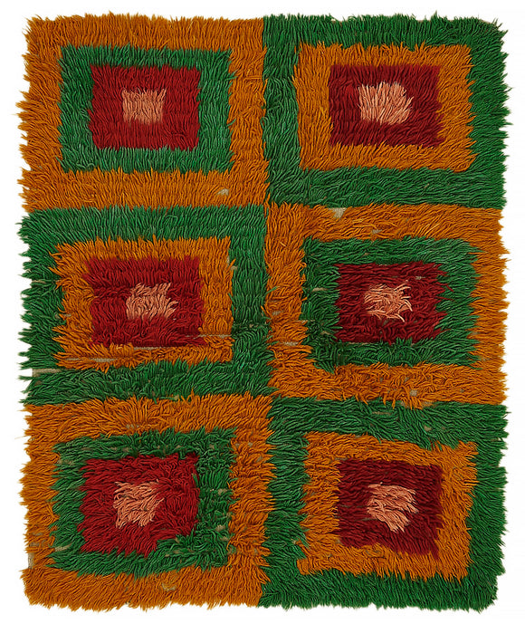 5x6 Multicolor Vintage Tulu Rug - 45709