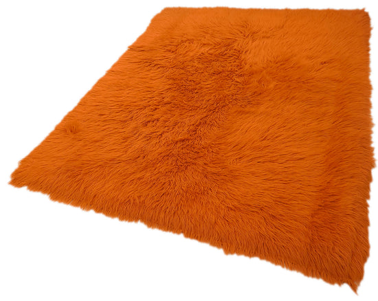 6x8 Orange Vintage Tulu Rug - 45712