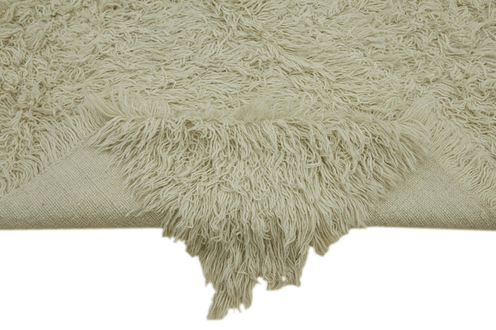 5x8 White Vintage Tulu Rug - 45721