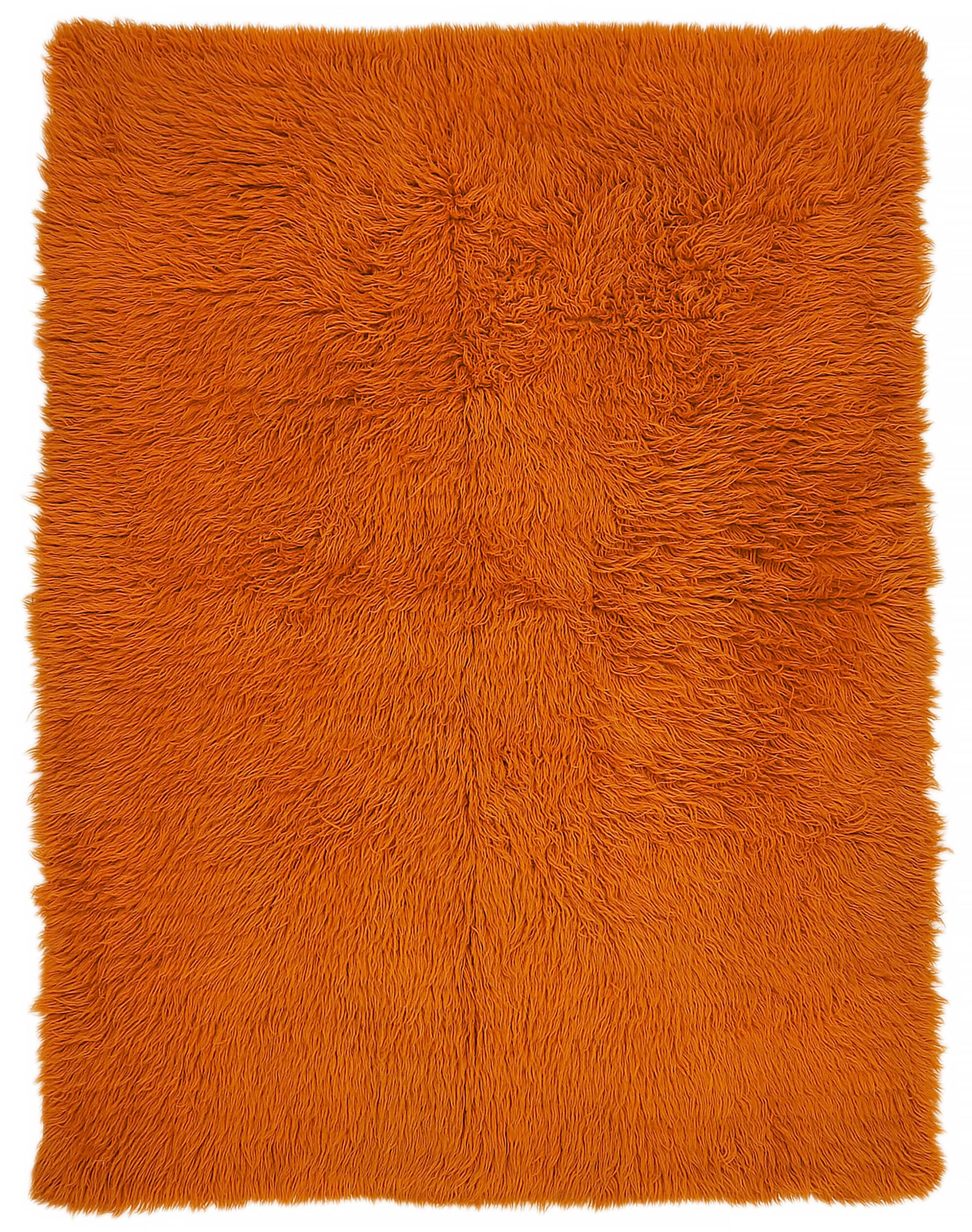 5x7 Orange Vintage Tulu Rug - 45725