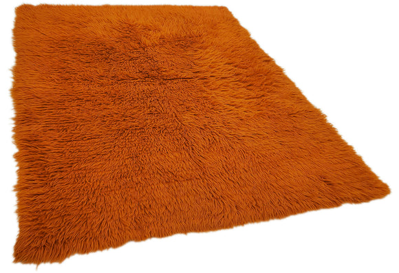 5x7 Orange Vintage Tulu Rug - 45725