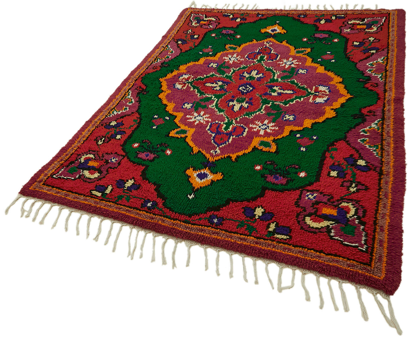 5x7 Red Vintage Tulu Rug - 45726