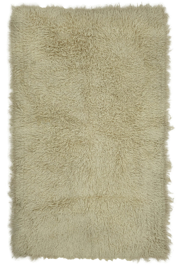 5x8 Beige Vintage Tulu Rug - 45731
