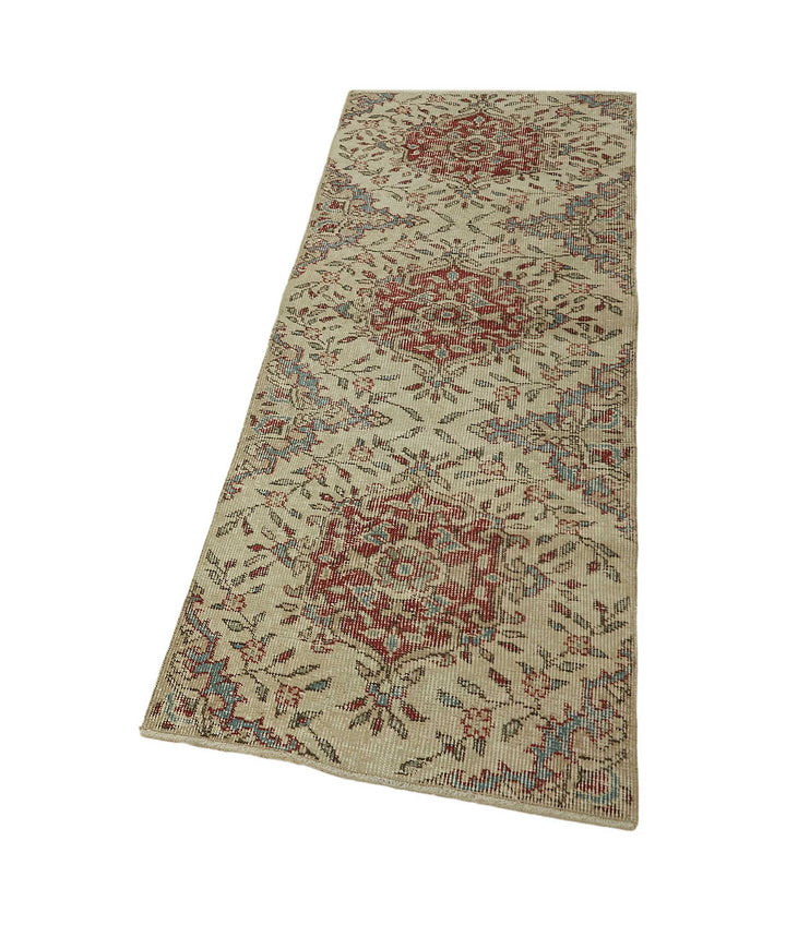 2x6 Beige Turkish Vintage Area Rug - 45735