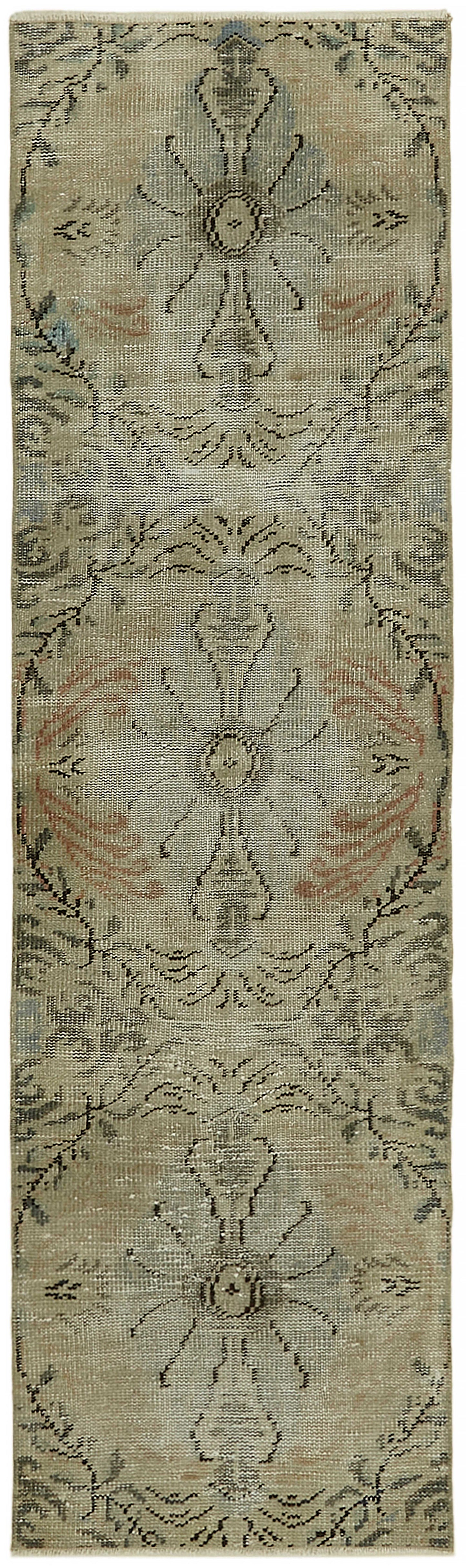2x6 Beige Turkish Vintage Area Rug - 45736