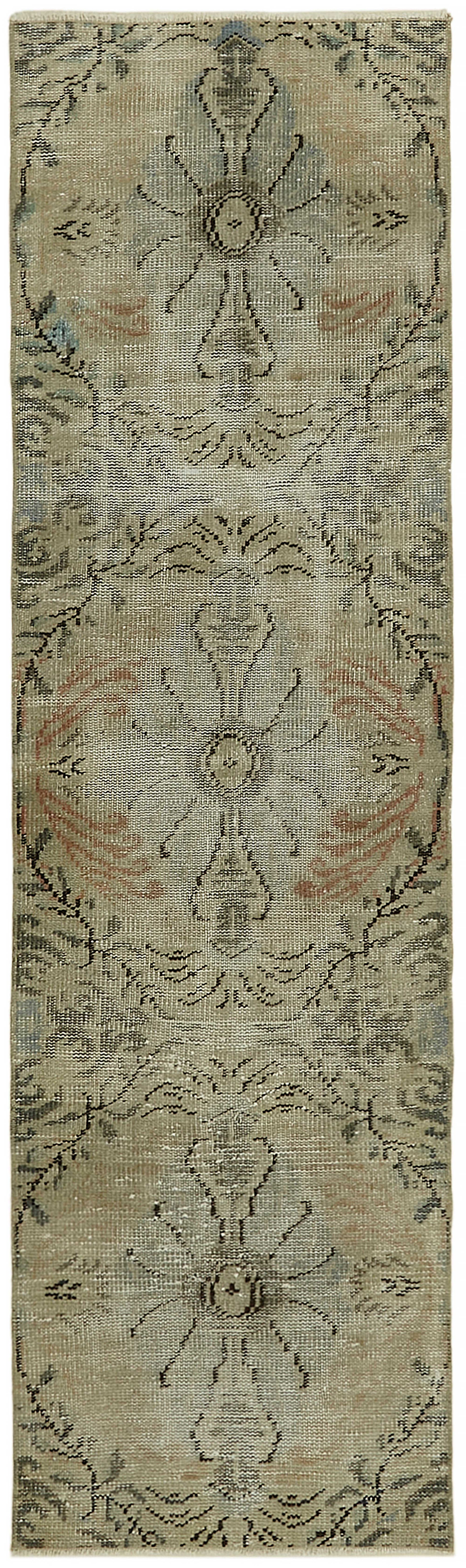 2x6 Beige Turkish Vintage Area Rug - 45736