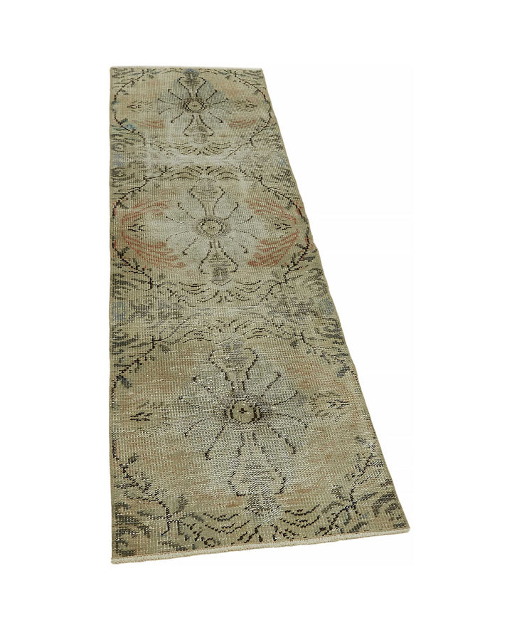 2x6 Beige Turkish Vintage Area Rug - 45736
