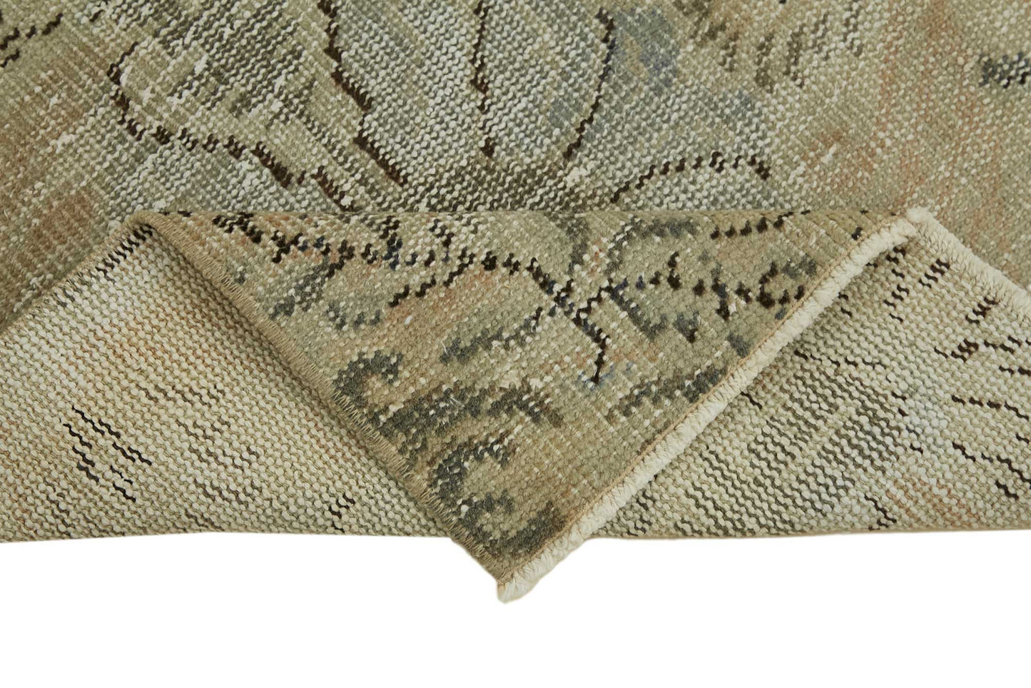 2x6 Beige Turkish Vintage Area Rug - 45736