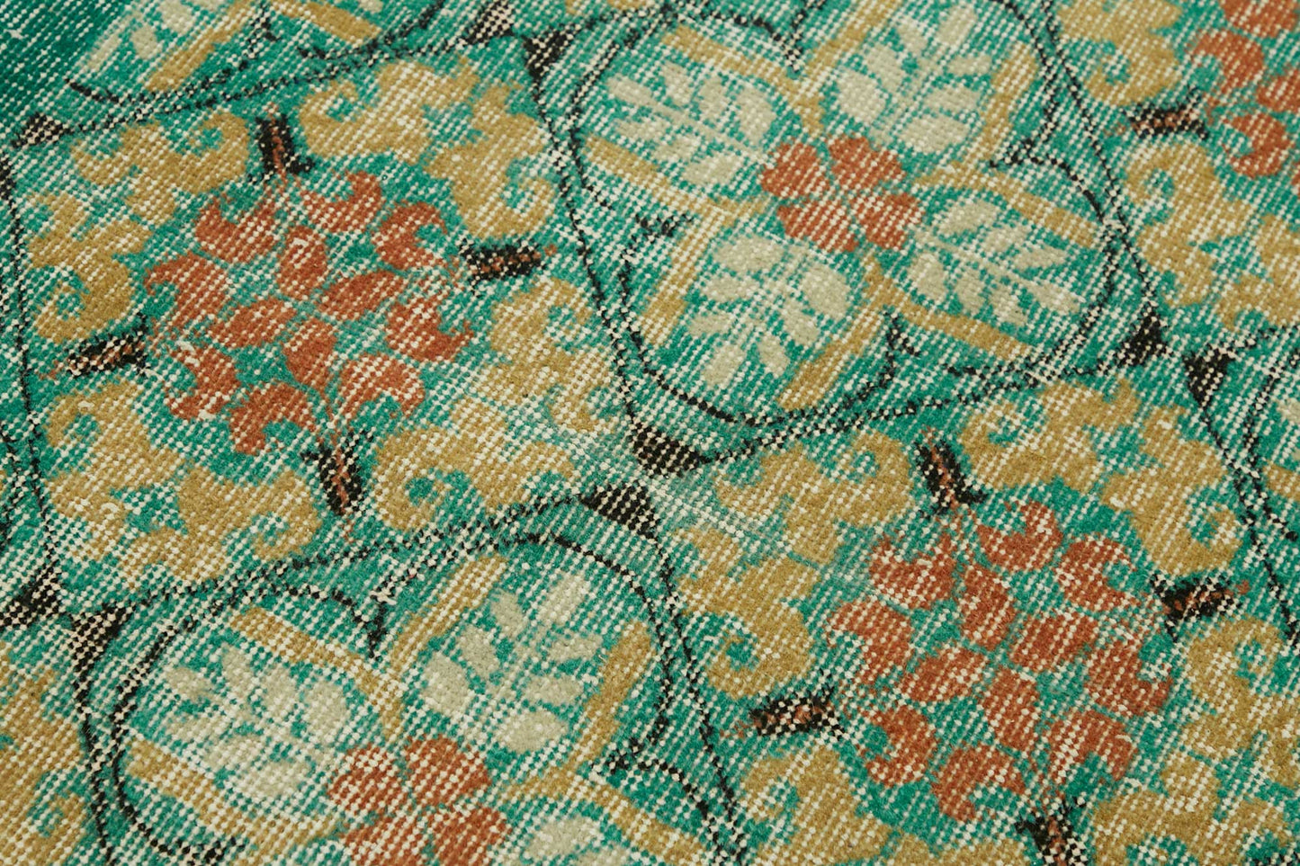 2x5 Blue Turkish Vintage Area Rug - 45747