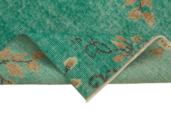 3x7 Blue Turkish Vintage Area Rug - 45758