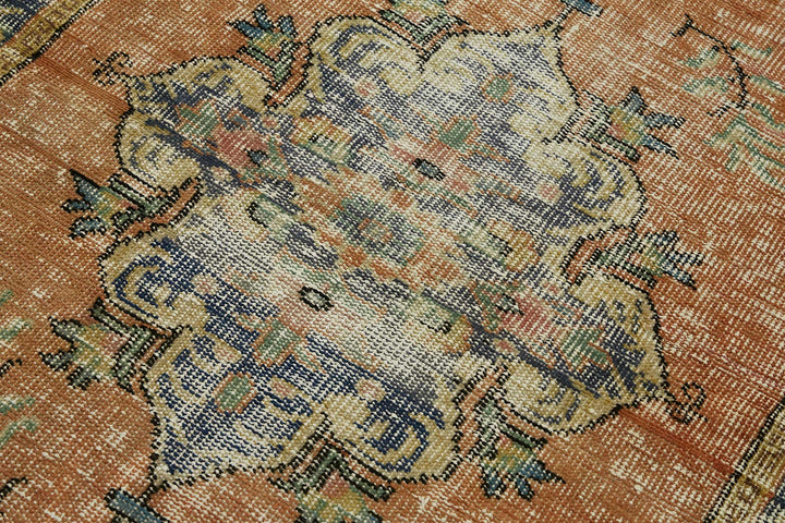 3x6 Red Turkish Vintage Area Rug - 45761