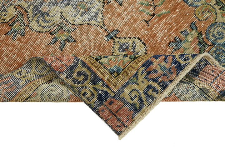 3x6 Red Turkish Vintage Area Rug - 45761