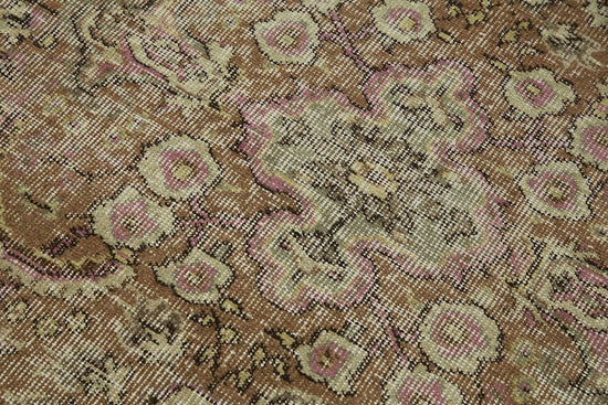 3x6 Brown Turkish Vintage Area Rug - 45764