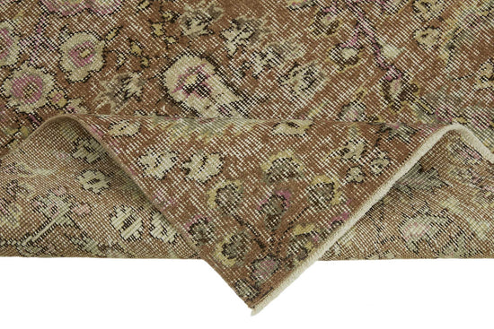 3x6 Brown Turkish Vintage Area Rug - 45764