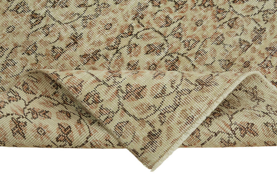 3x6 Beige Turkish Vintage Area Rug - 45767