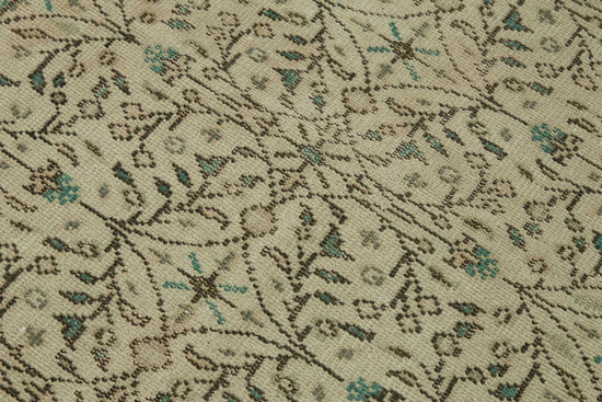 3x6 Beige Turkish Vintage Area Rug - 45768