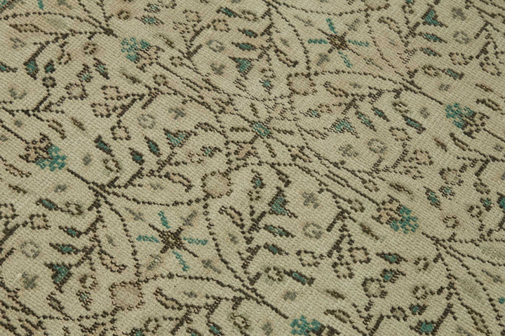 3x6 Beige Turkish Vintage Area Rug - 45768