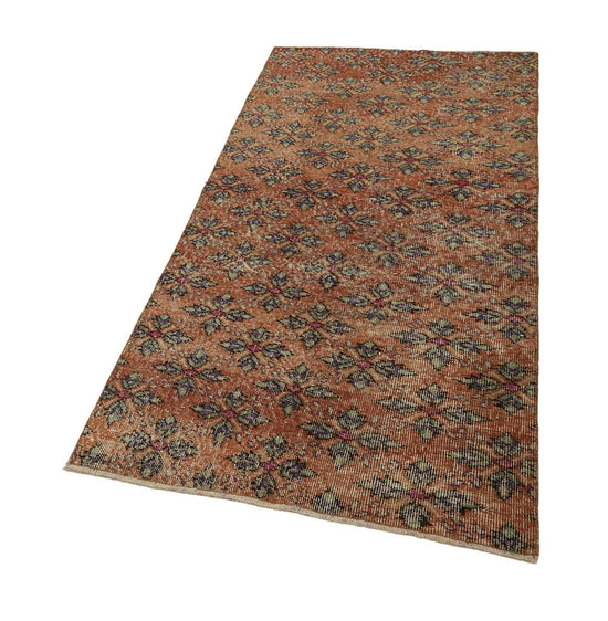 3x6 Red Turkish Vintage Area Rug - 45770