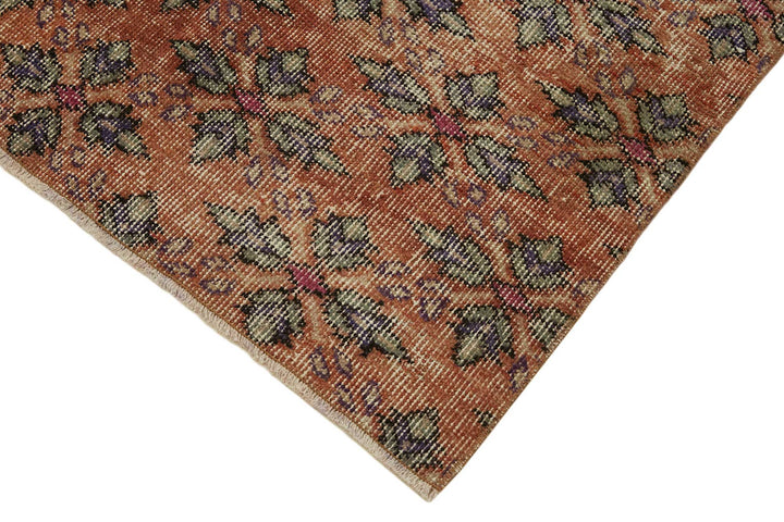 3x6 Red Turkish Vintage Area Rug - 45770