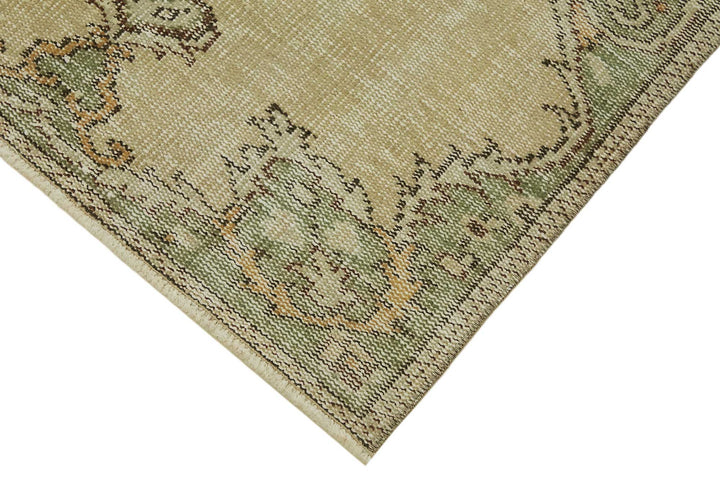 3x6 Beige Turkish Vintage Area Rug - 45772