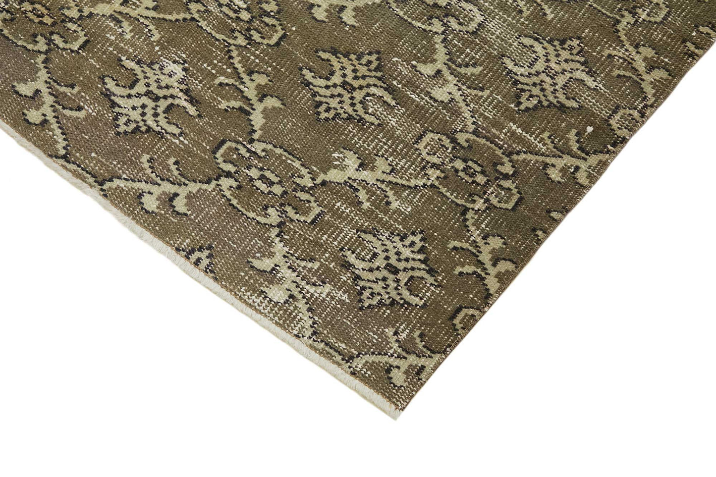 5x7 Brown Turkish Vintage Area Rug - 45776